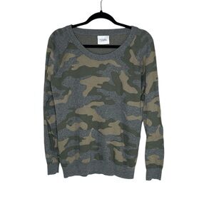 Stitches + Stripes Wynona Cotton Blend Camo Camouflage Sweater size Large
